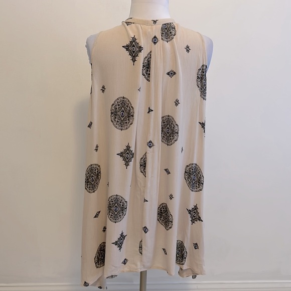 Free People Tree Swing Keyhole Tunic Mini Dress - Picture 4 of 9